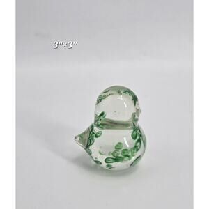 Vintage MCM Norcrest Handblown Glass Bird Paperweight